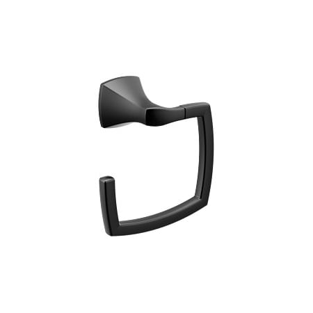 Moen Voss Towel Ring in Matte Black YB5186BL